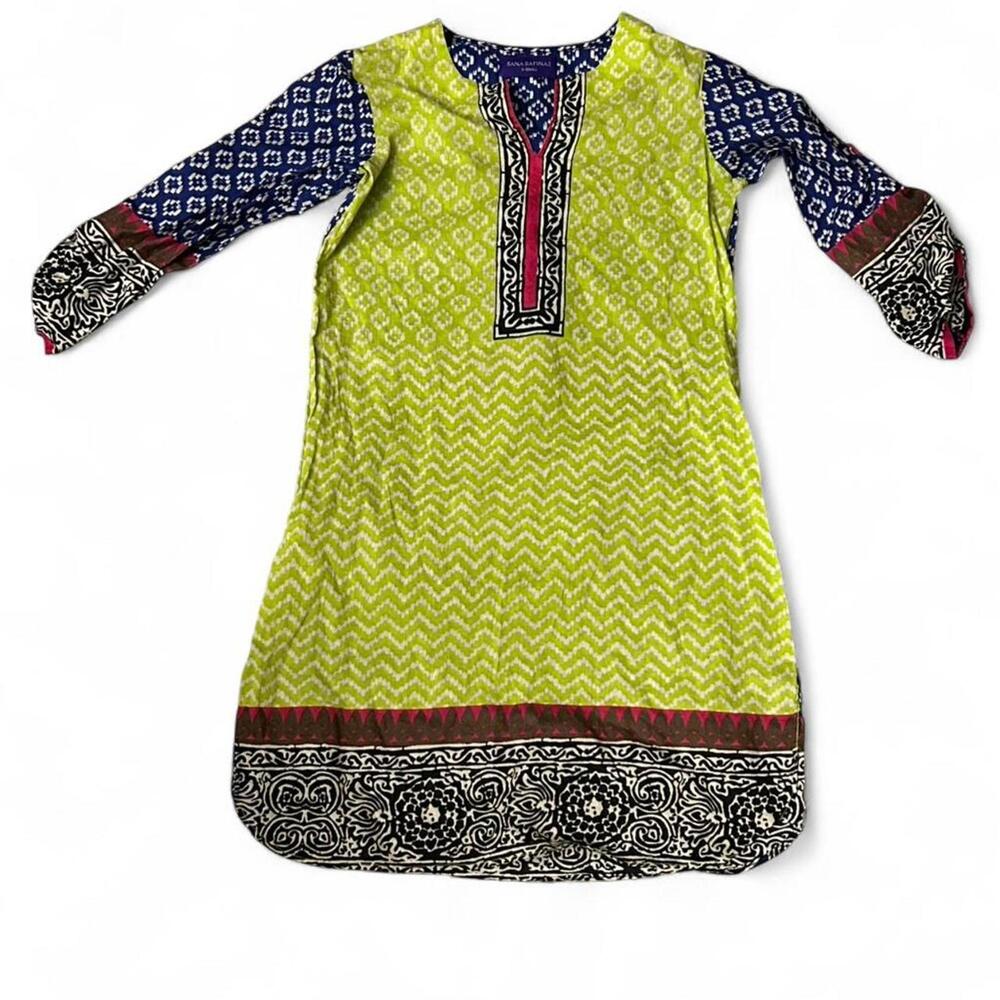 Sana Safinaz Kaftan/Tunic Dress Women's Size XS Cotton VGUC